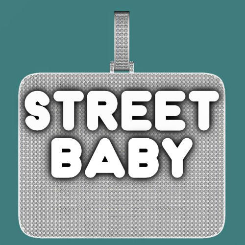 CUSTOM LETTER NECKLACE 3D BIG SQUARE