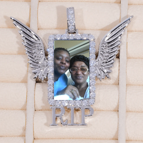 RIP WING 3D CUSTOM PICTURE PENDANT