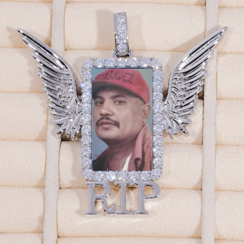 RIP WING 3D CUSTOM PICTURE PENDANT