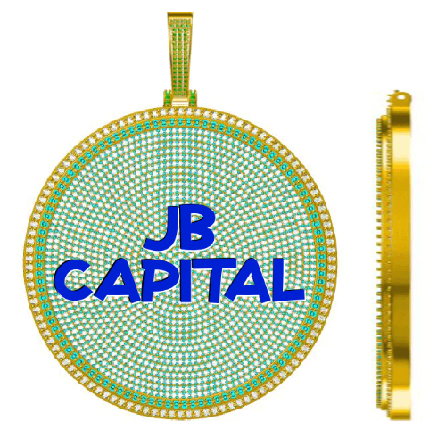 CUSTOM LETTER NECKLACE 3D BIG DISC