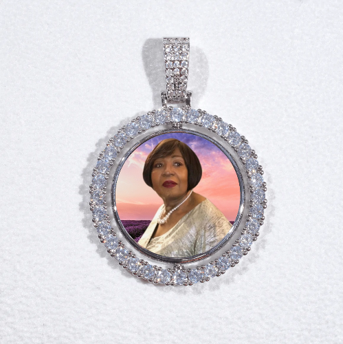 3D Spinning 2-Faced Custom Picture Pendant