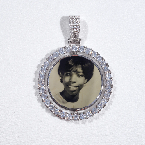 3D Spinning 2-Faced Custom Picture Pendant