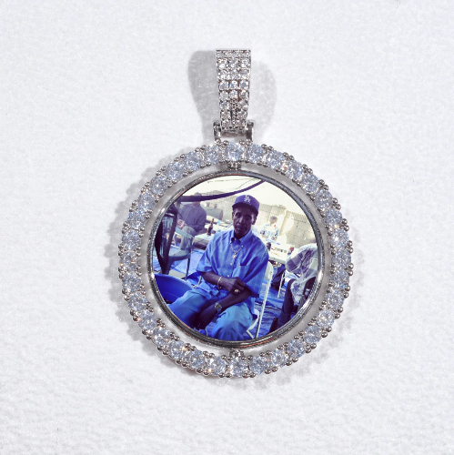 3D Spinning 2-Faced Custom Picture Pendant