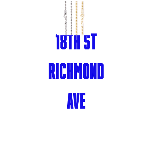 Custom Letters Baguette Two Layer Necklace