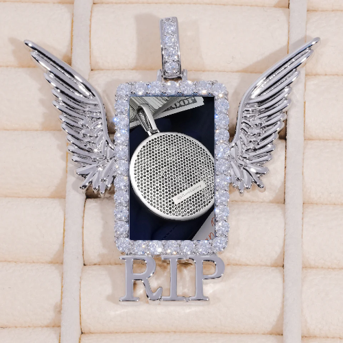 RIP WING 3D CUSTOM PICTURE PENDANT