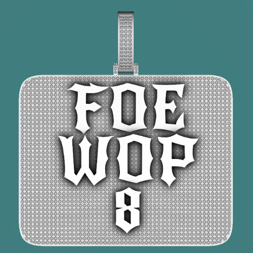 CUSTOM LETTER NECKLACE 3D BIG SQUARE