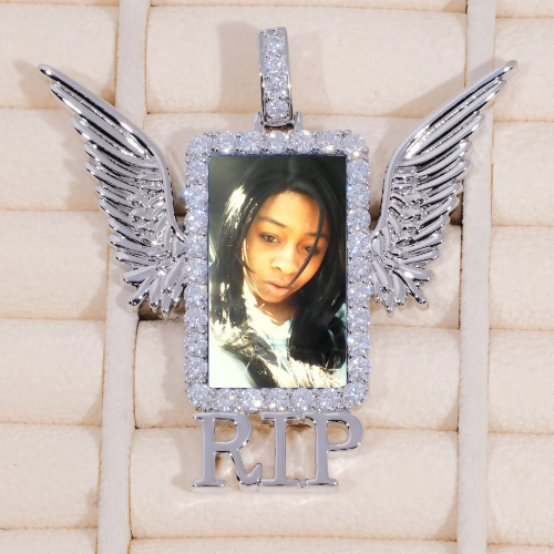 RIP WING 3D CUSTOM PICTURE PENDANT