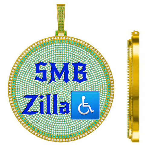 CUSTOM LETTER NECKLACE 3D BIG DISC