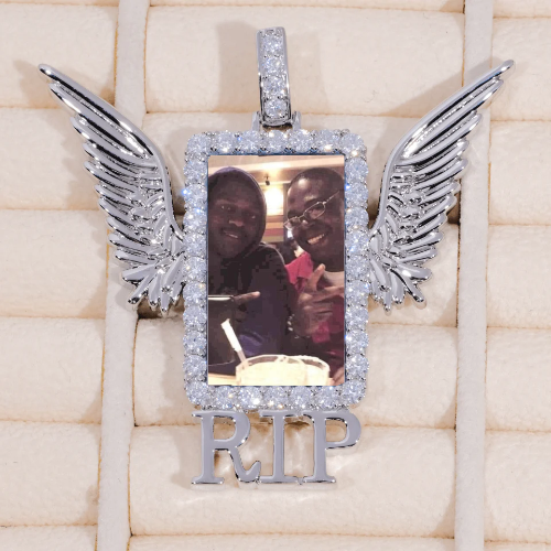 RIP WING 3D CUSTOM PICTURE PENDANT