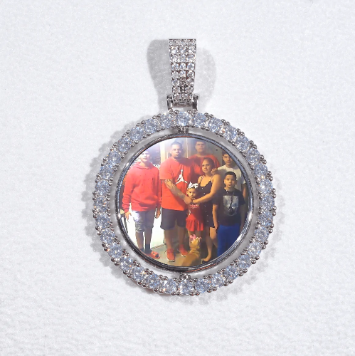 3D Spinning 2-Faced Custom Picture Pendant