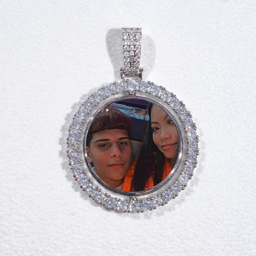 3D Spinning 2-Faced Custom Picture Pendant