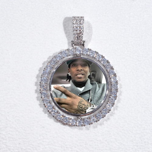 3D Spinning 2-Faced Custom Picture Pendant