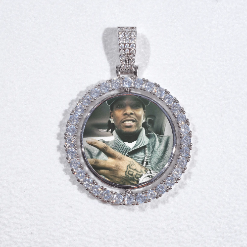 3D Spinning 2-Faced Custom Picture Pendant