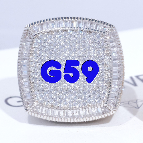 CUSTOM LETTER 3D ICED RING