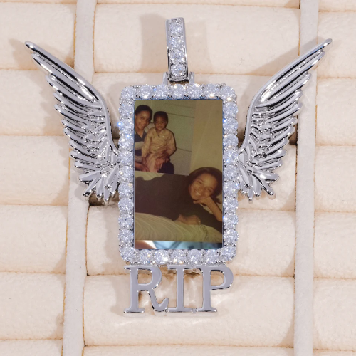 RIP WING 3D CUSTOM PICTURE PENDANT