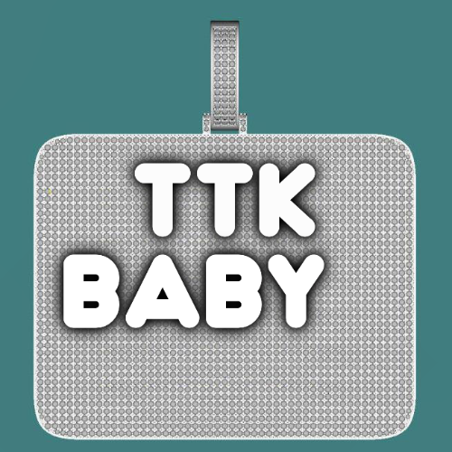 CUSTOM LETTER NECKLACE 3D BIG SQUARE