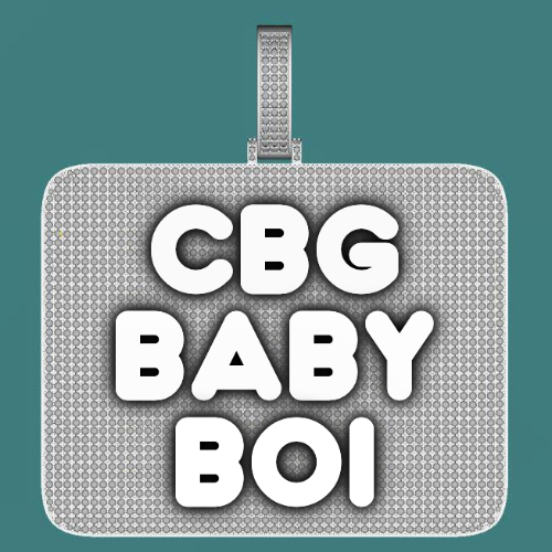 CUSTOM LETTER NECKLACE 3D BIG SQUARE