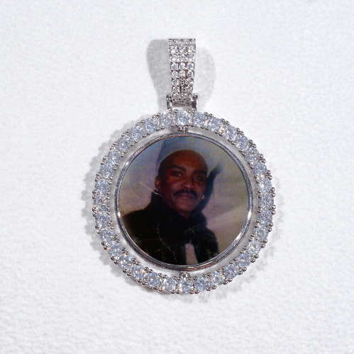 3D Spinning 2-Faced Custom Picture Pendant