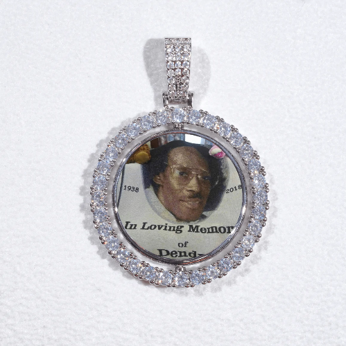 3D Spinning 2-Faced Custom Picture Pendant