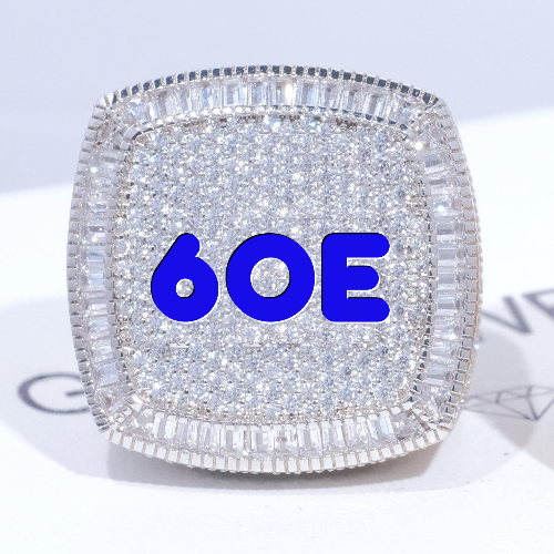CUSTOM LETTER 3D ICED RING