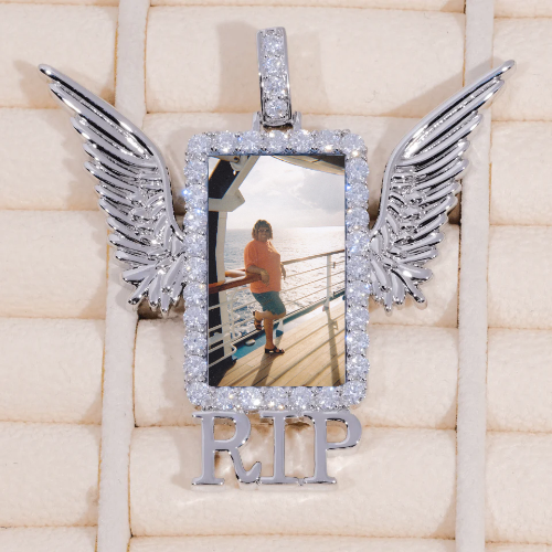 RIP WING 3D CUSTOM PICTURE PENDANT