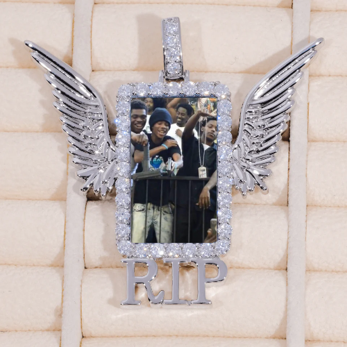 RIP WING 3D CUSTOM PICTURE PENDANT