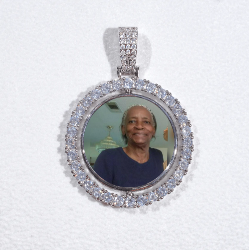 3D Spinning 2-Faced Custom Picture Pendant