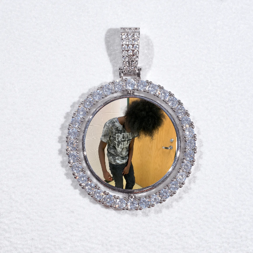 3D Spinning 2-Faced Custom Picture Pendant