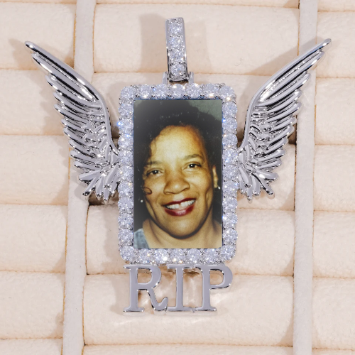 RIP WING 3D CUSTOM PICTURE PENDANT