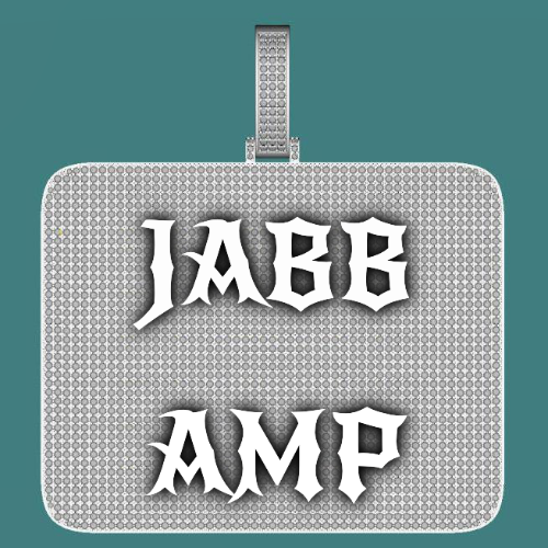 CUSTOM LETTER NECKLACE 3D BIG SQUARE
