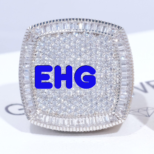 CUSTOM LETTER 3D ICED RING