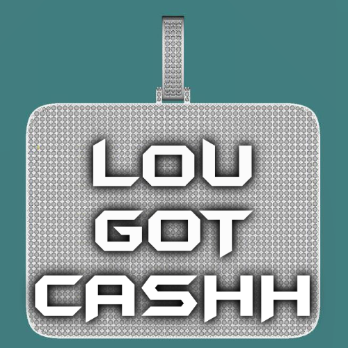 CUSTOM LETTER NECKLACE 3D BIG SQUARE
