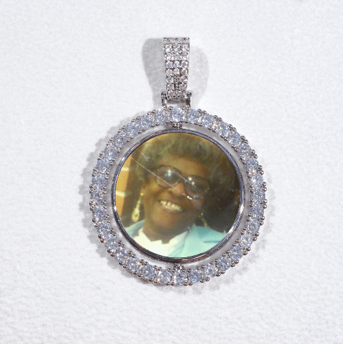 3D Spinning 2-Faced Custom Picture Pendant