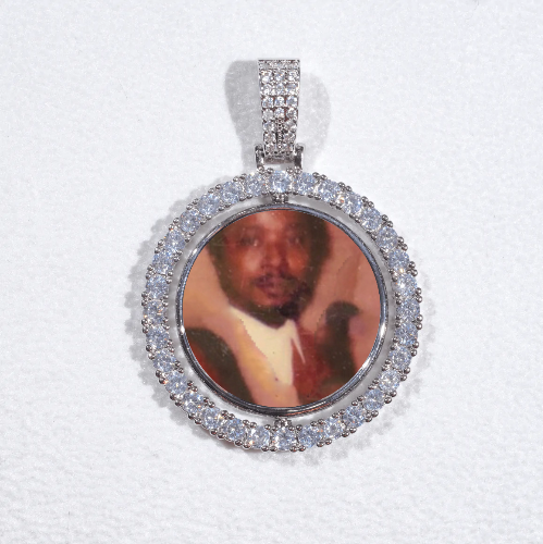 3D Spinning 2-Faced Custom Picture Pendant