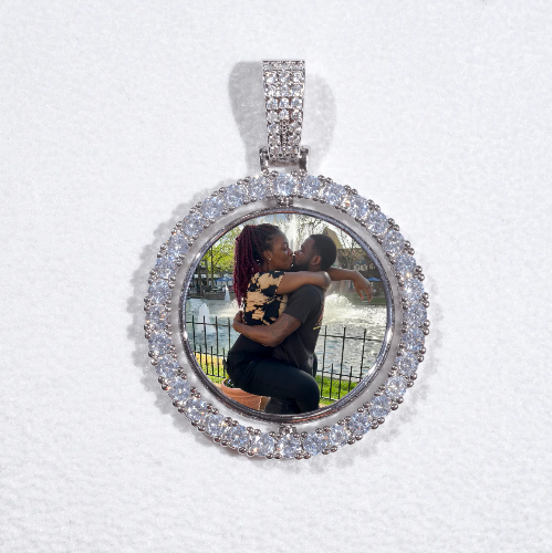 3D Spinning 2-Faced Custom Picture Pendant