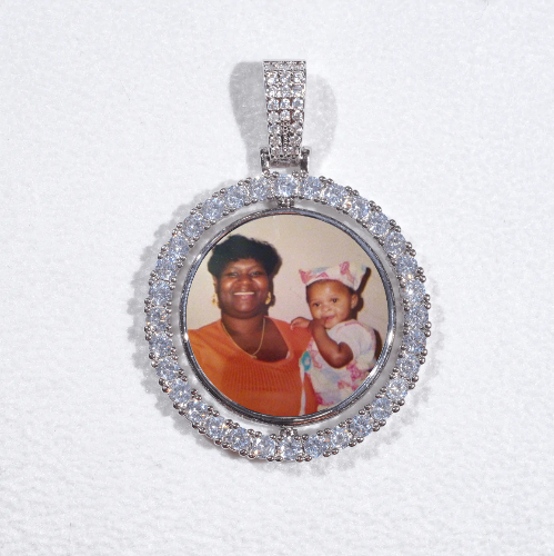 3D Spinning 2-Faced Custom Picture Pendant