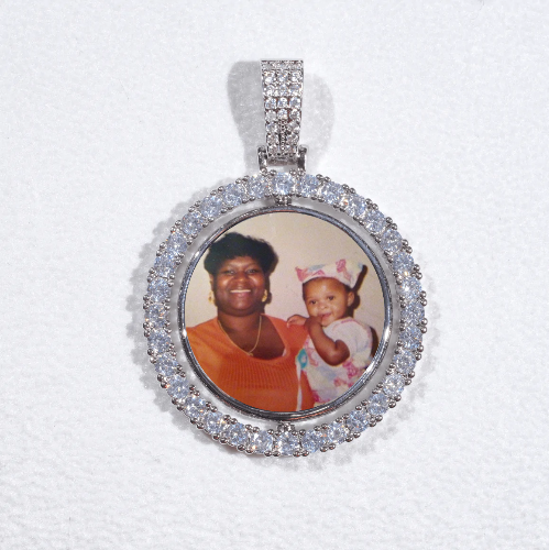 3D Spinning 2-Faced Custom Picture Pendant