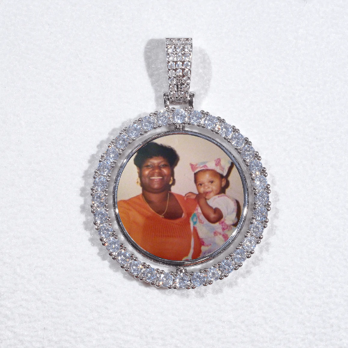 3D Spinning 2-Faced Custom Picture Pendant