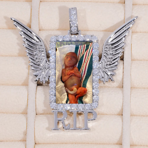 RIP WING 3D CUSTOM PICTURE PENDANT
