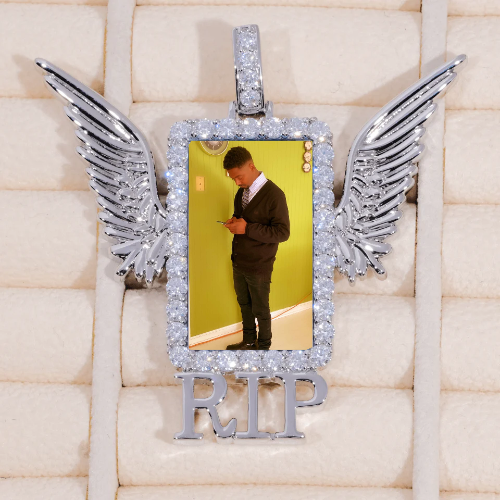 RIP WING 3D CUSTOM PICTURE PENDANT
