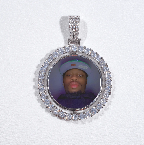 3D Spinning 2-Faced Custom Picture Pendant