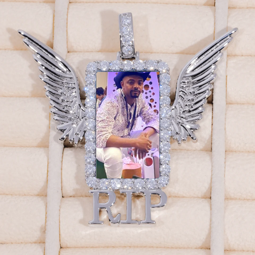 RIP WING 3D CUSTOM PICTURE PENDANT