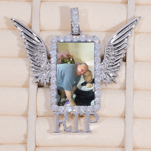 RIP WING 3D CUSTOM PICTURE PENDANT