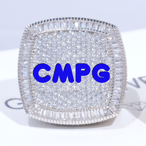 CUSTOM LETTER 3D ICED RING