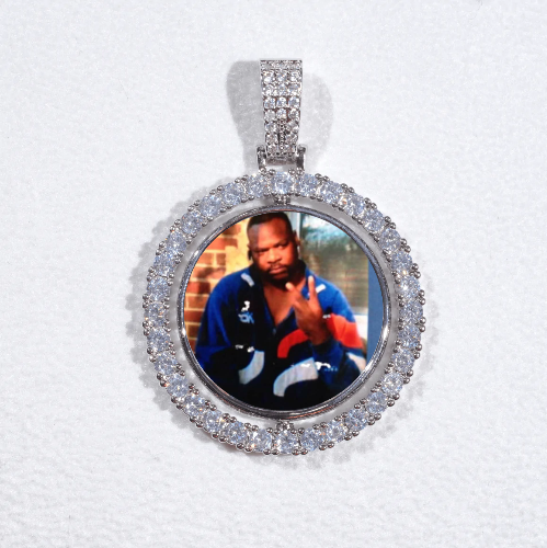 3D Spinning 2-Faced Custom Picture Pendant