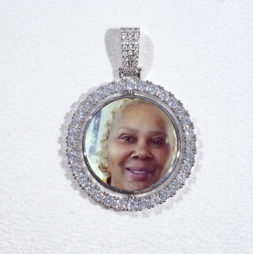 3D Spinning 2-Faced Custom Picture Pendant