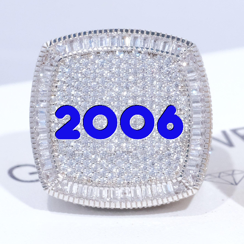 CUSTOM LETTER 3D ICED RING