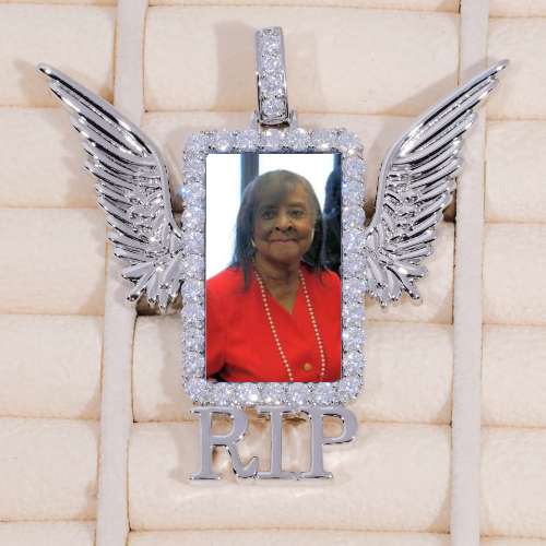 RIP WING 3D CUSTOM PICTURE PENDANT