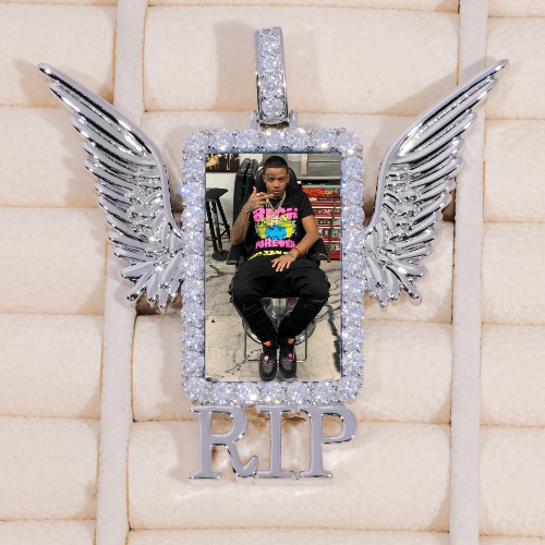 RIP WING 3D CUSTOM PICTURE PENDANT