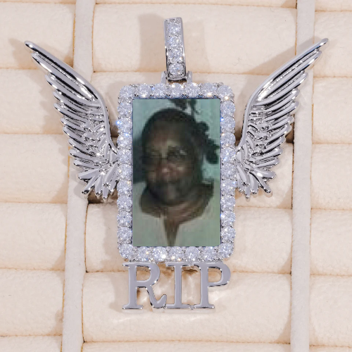 RIP WING 3D CUSTOM PICTURE PENDANT